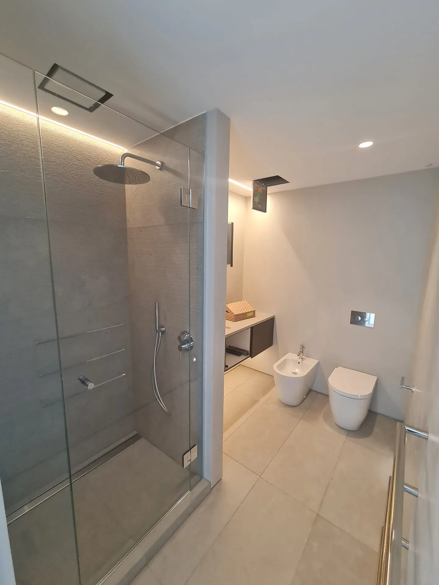 Modern bathroom plumbing installation by Ace Plumbing