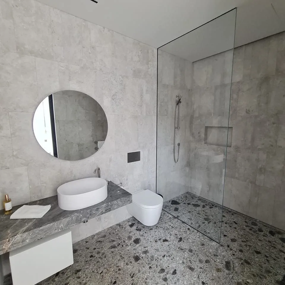 Luxury marble bathroom by Ace Plumbing Auckland